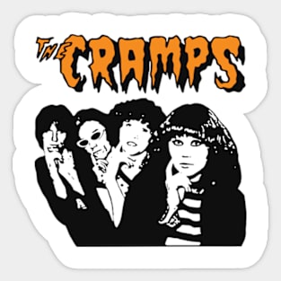 The Cramps Brain Sticker